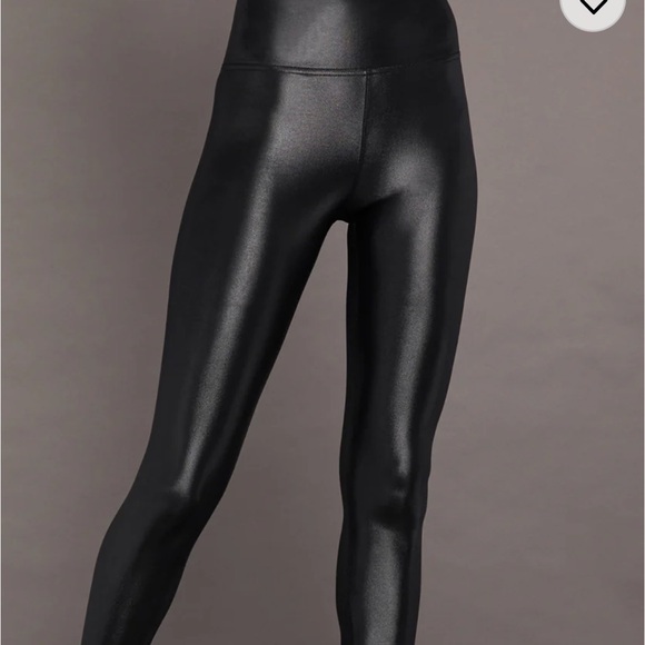 Carbon38 Pants - Carbon38 Takura shine 7/8 high waist high Black Leggings NWT